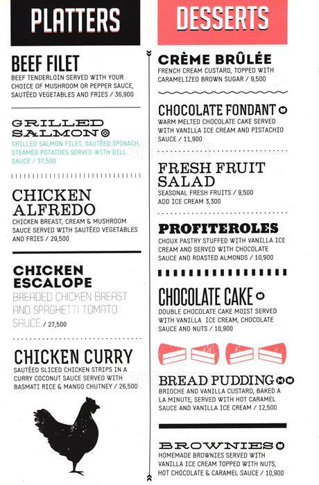 Magnolia menu