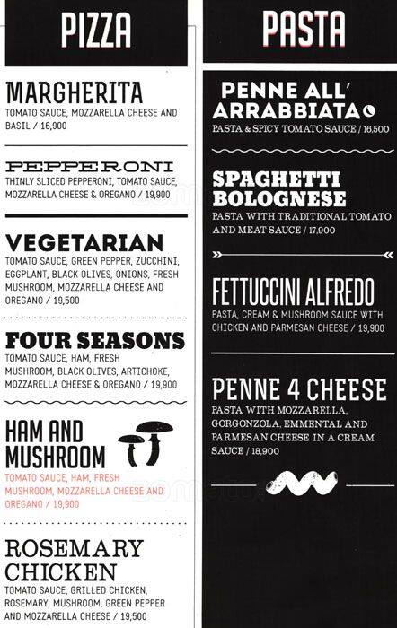 Magnolia menu