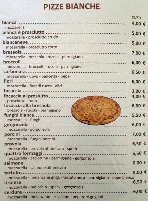 Menu di Primavera da Vladimiro 