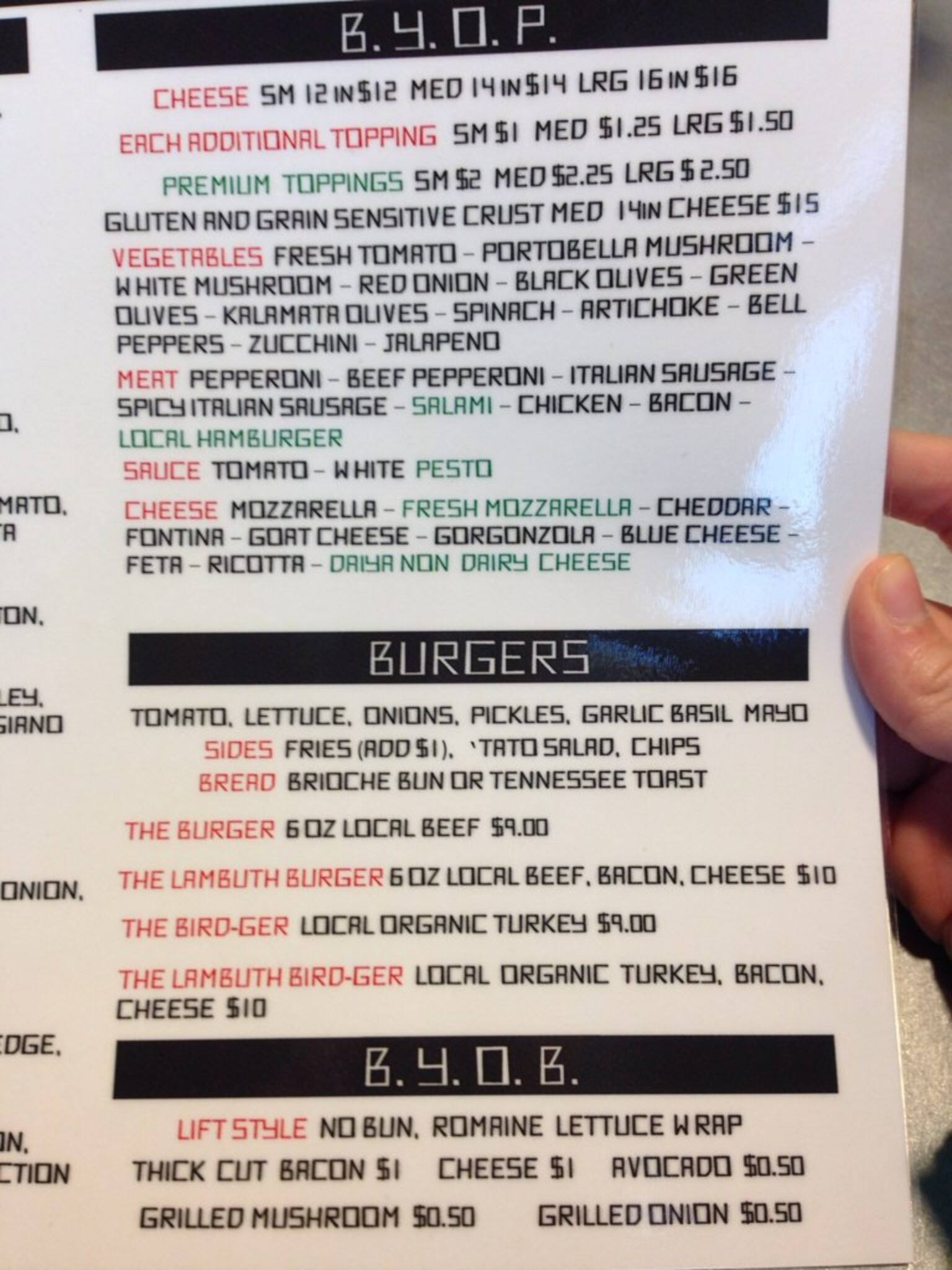 Rock'n Dough Pizza + Brew Co. Menu Urbanspoon/Zomato