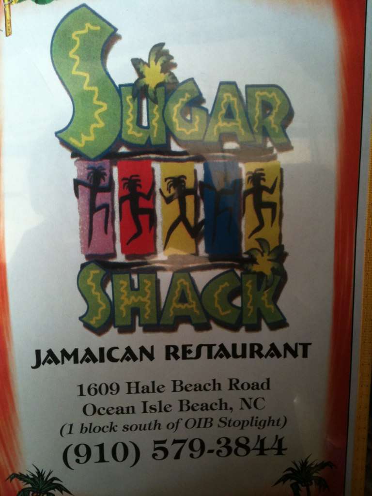 Sugar Shack menu, Menu restauracji Sugar Shack, Ocean Isle Beach, Ocean
