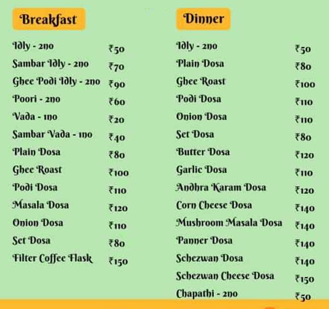 Menu of Put Chutney By House Of Authentic, Madipakkam, Chennai