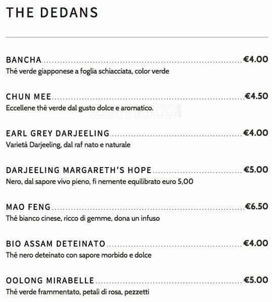 Menu di Dedans 