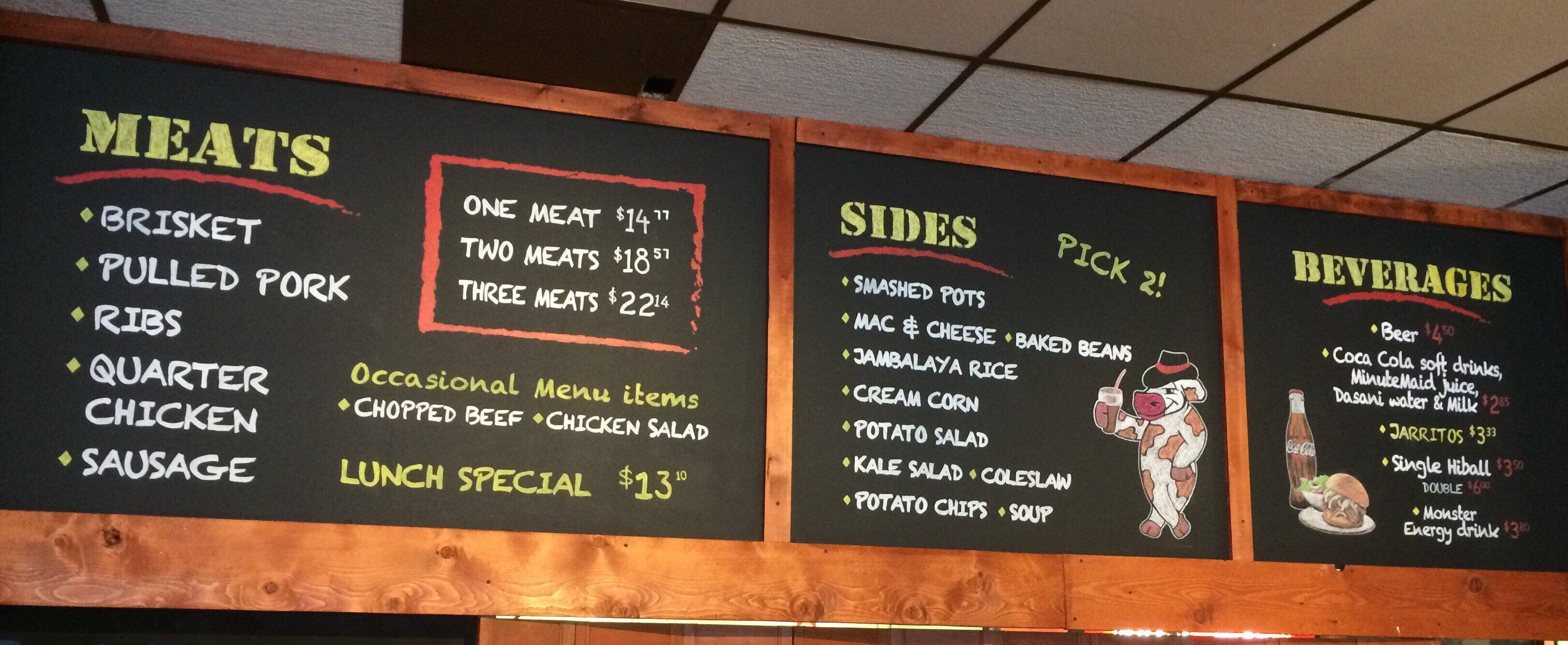 Cookshack BBQ Menu, Menu for Cookshack BBQ, Nisku, Edmonton