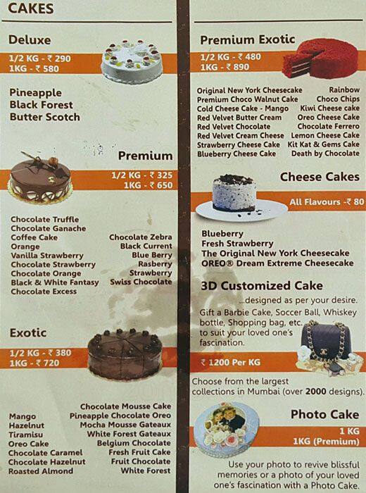 The Best Cake Shop In South Mumbai