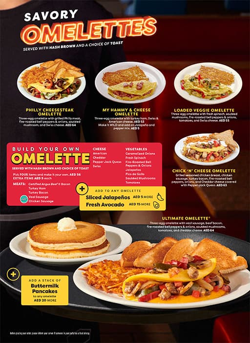 Dennys near store me menu