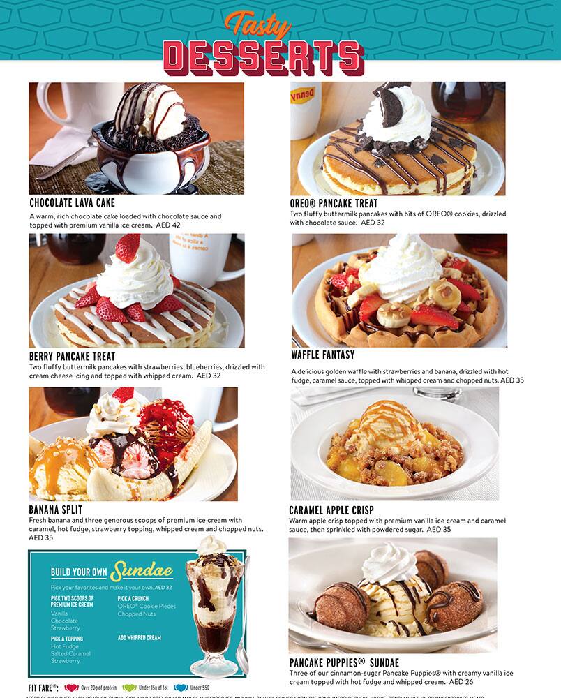 Menu at Denny's BBQ, Dubai, 8th Street