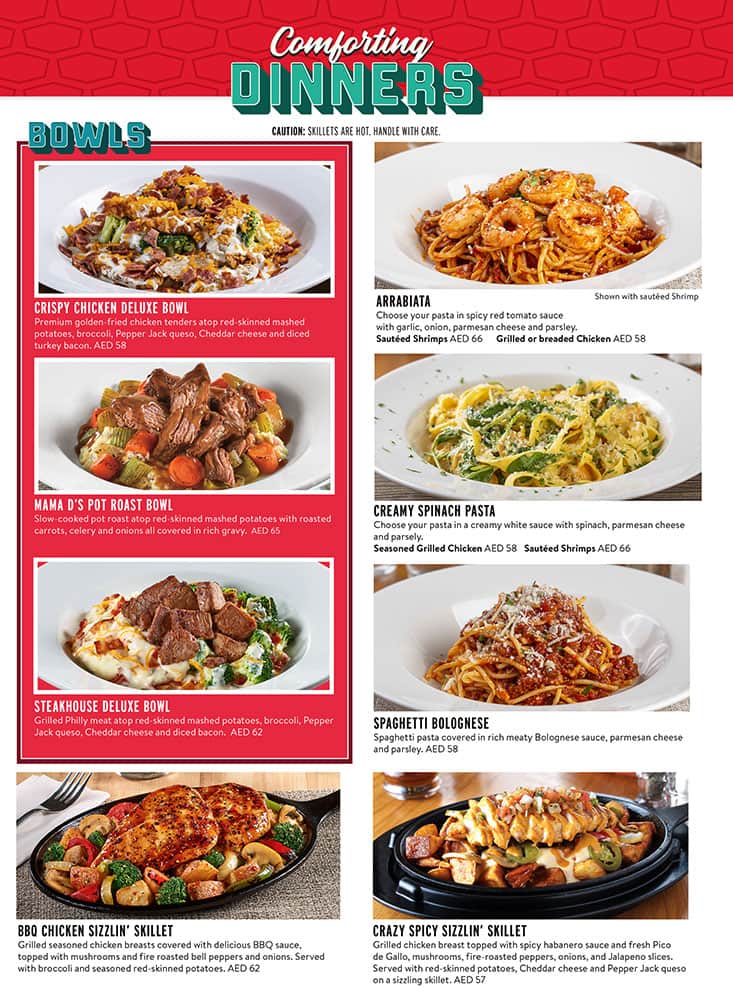 Menu at Denny's BBQ, Dubai, 8th Street