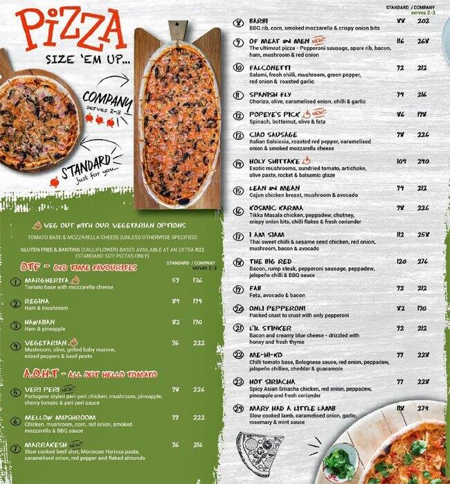 Hello Tomato Menu, Menu for Hello Tomato, Bryanston, Sandton Zomato SA