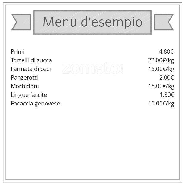 Menu di Panificio Meraviglia Di Pane 