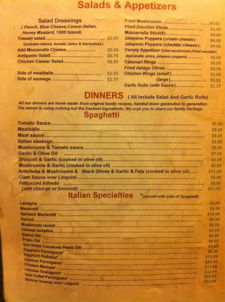 menu-at-anthony-s-restaurant-bryson-city