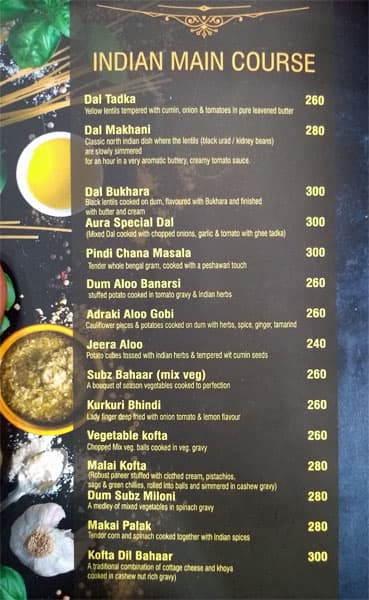 Aura Fine Dine Menu Menu For Aura Fine Dine Ballupur Dehradun