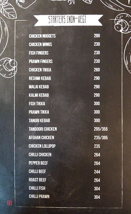 Pupil Food Court menu