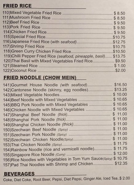 Spoonful menu