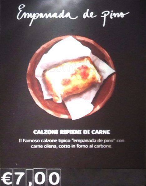 Menu di Ristorante Cile 