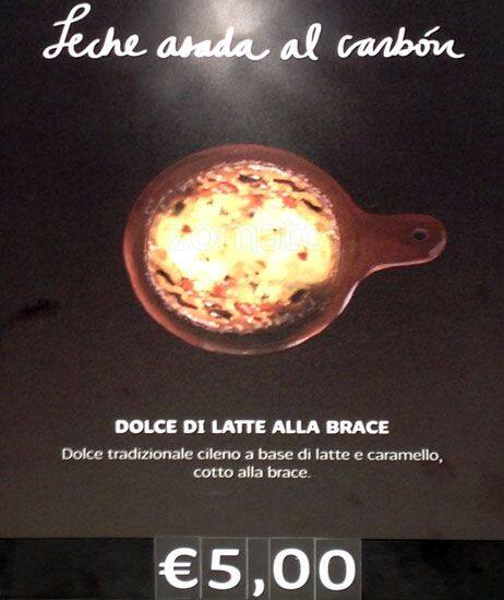 Menu di Ristorante Cile 