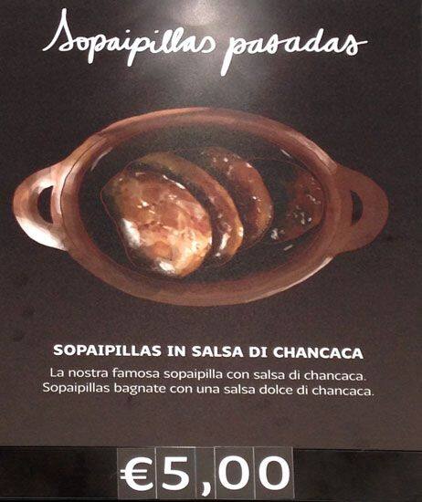 Menu di Ristorante Cile 