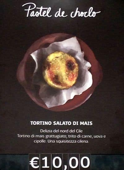 Menu di Ristorante Cile 