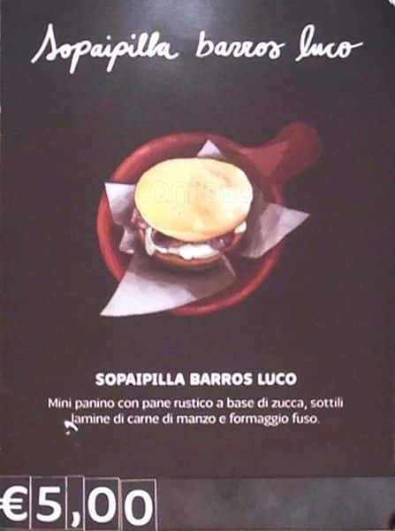 Menu di Ristorante Cile 