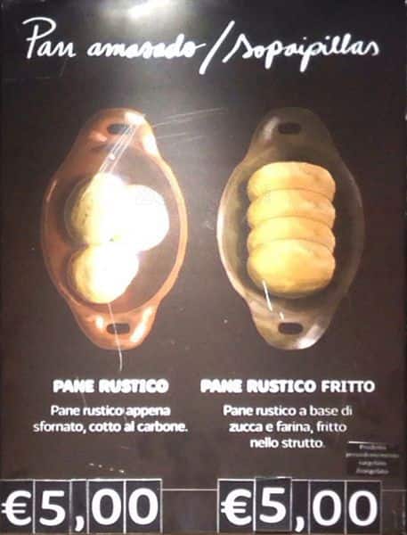 Menu di Ristorante Cile 
