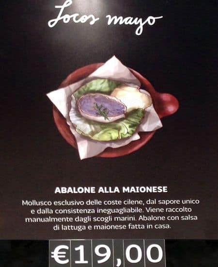 Menu di Ristorante Cile 