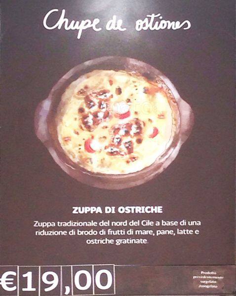 Menu di Ristorante Cile 