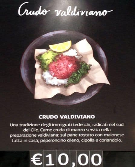 Menu di Ristorante Cile 