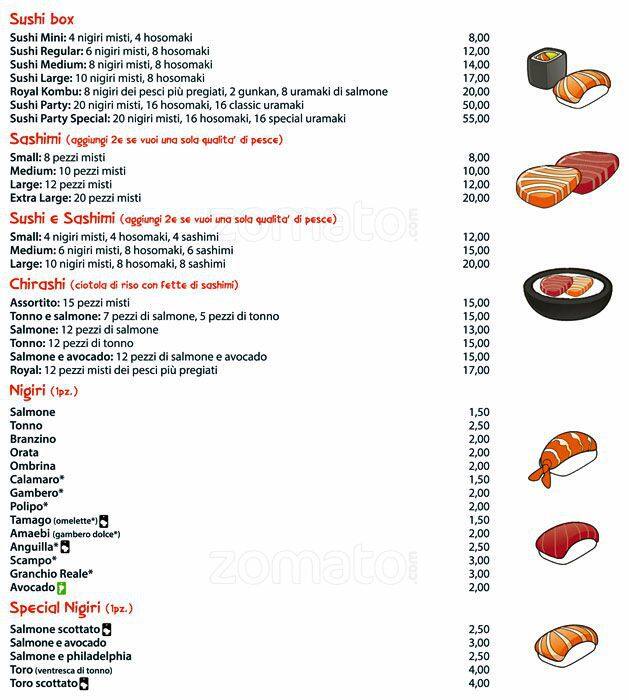 Menu di Kombu 
