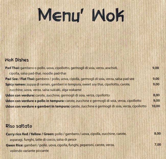 Menu di Kombu 
