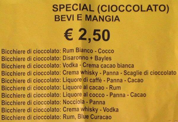 Menu di Qualunquemente 
