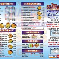 Snappers Fish Chicken Menu Menu For Snappers Fish Chicken Pompano Beach Miami Snappers Fish Chicken Menu Menu For Snappers Fish Chicken Pompano Beach Miami