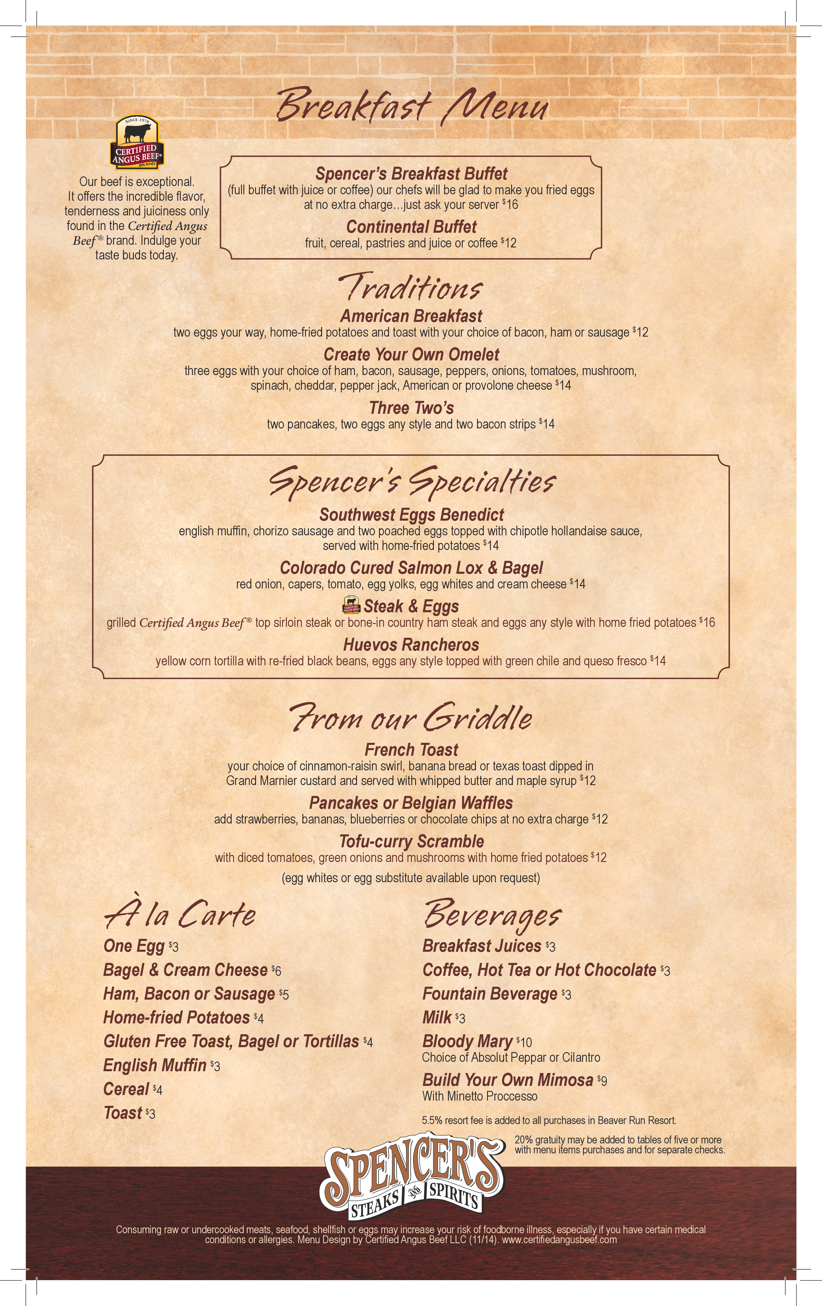 how to create a menu for a restaurant