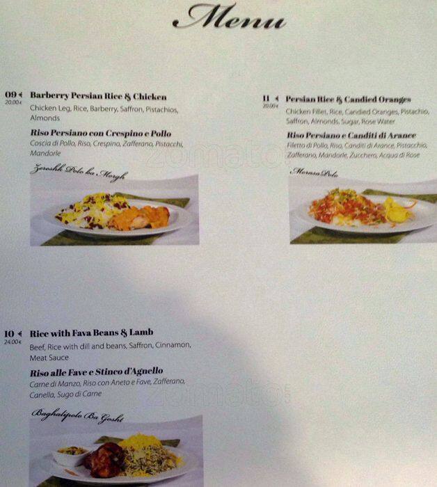 Menu di Ghoreishi Catering 