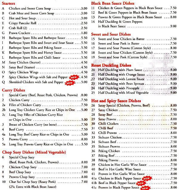 Aberdeen menu, Menu restauracji Aberdeen, Glasnevin, Dublin Zomato