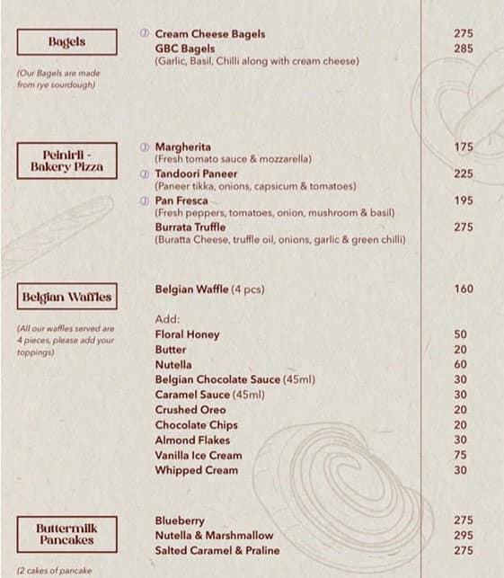 The Rolling Pin in Quattro menu