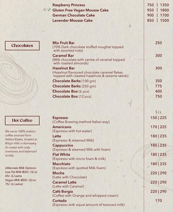 The Rolling Pin in Quattro menu