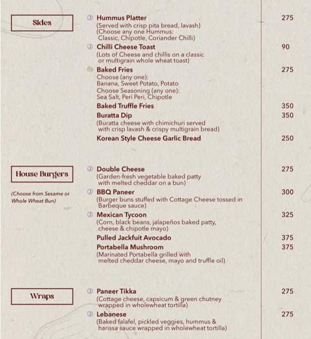 The Rolling Pin in Quattro menu