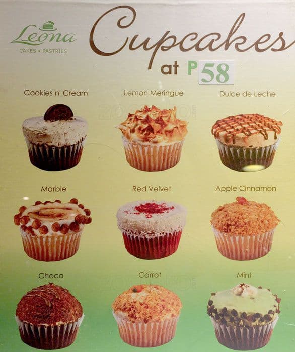 Leona Cakes and Pastries Menu, Menu for Leona Cakes and ...