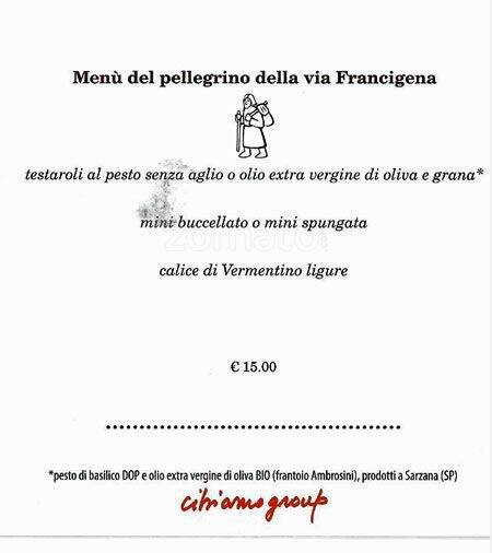 Menu di Od Caffè Mondadori 