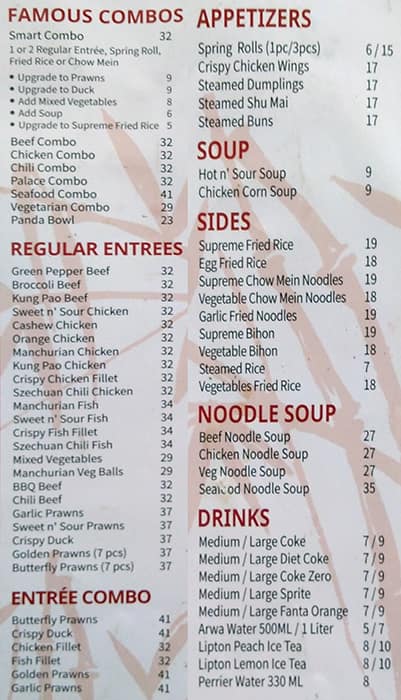 Panda Chinese Menu, Menu for Panda Chinese, Al Barsha, Dubai - Zomato