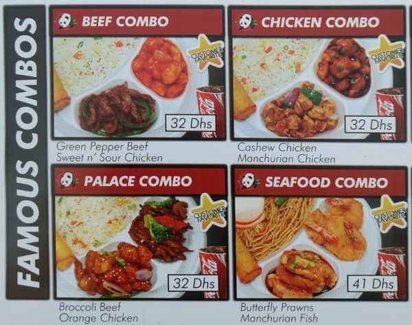 Panda Chinese Menu, Menu for Panda Chinese, Downtown Dubai, Dubai - Zomato