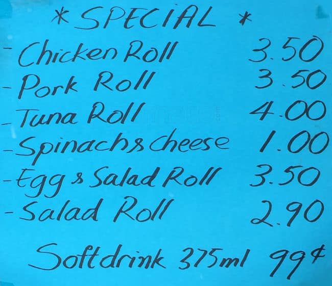 Riverwood Hot Bread Menu, Menu for Riverwood Hot Bread, Riverwood, Sydney Urbanspoon/Zomato