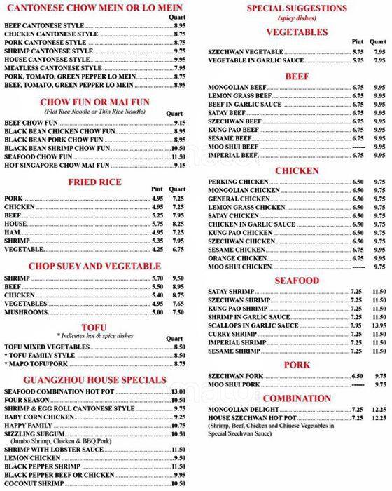 Menu at Viet Noodles restaurant, New Brighton