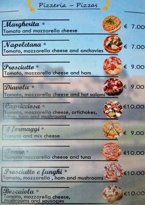 Menu di Bar Circo Massimo 
