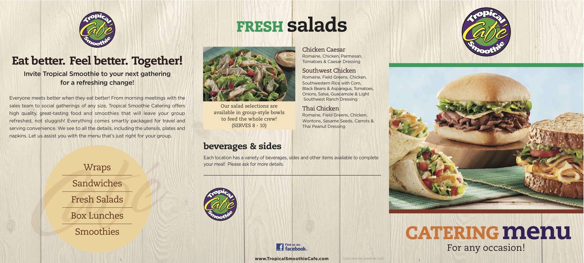 Tropical Smoothie Cafe Menu, Menu for Tropical Smoothie Cafe, Columbus