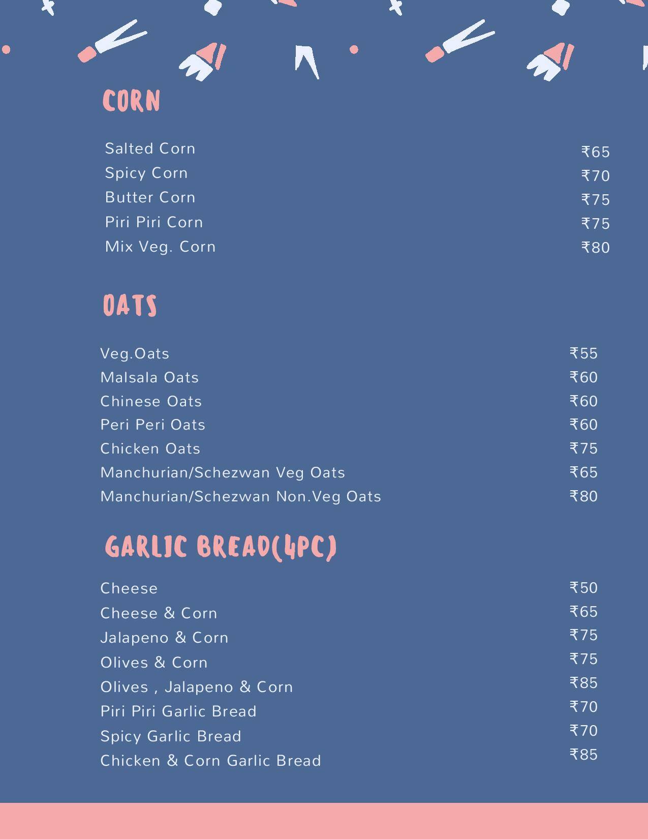 Menu at The Brother's BBQ, New Delhi