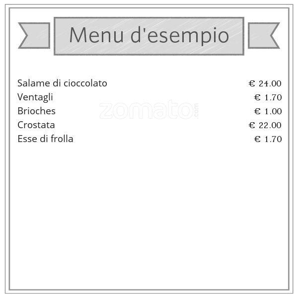 Menu di Cimnaghi 