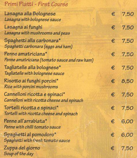 Menu di Giggetto 2 