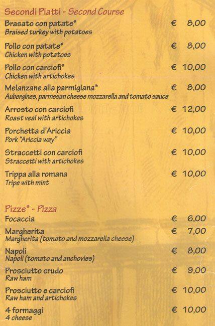 Menu di Giggetto 2 
