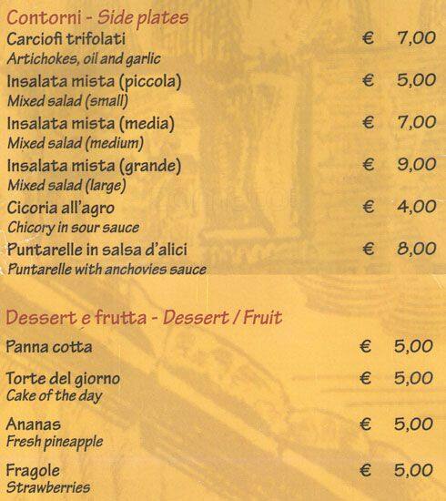 Menu di Giggetto 2 